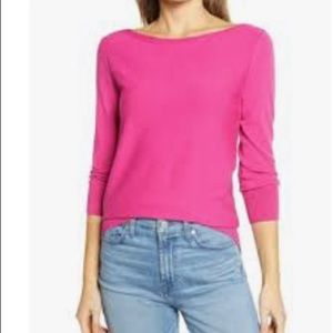 LAST CHANCE SALE aerie Bright Magenta Knit Top